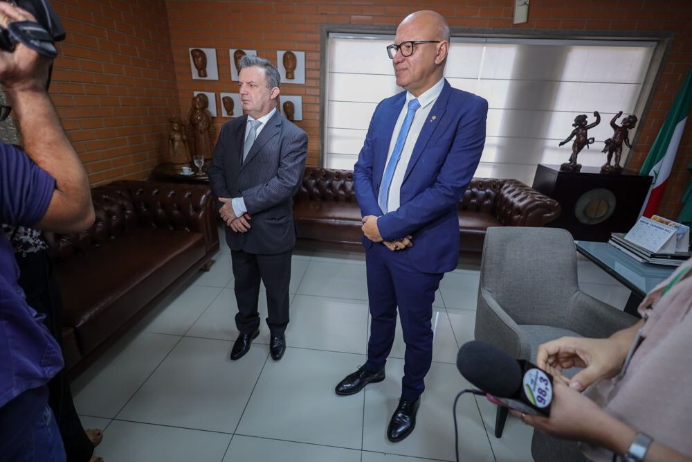 Deputado Franzé recebe visita do Presidente do Tribunal de Justiça