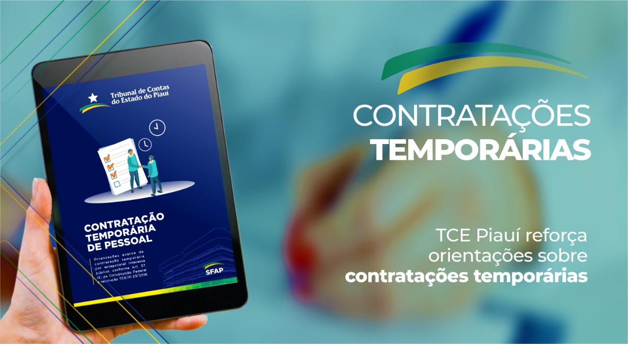 TCE Piauí reforça orientações sobre contratações temporárias