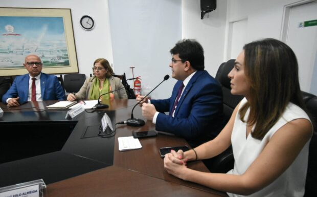  Ministra Cida Gonçalves e Rafael Fonteles trata de combate à violência contra mulher