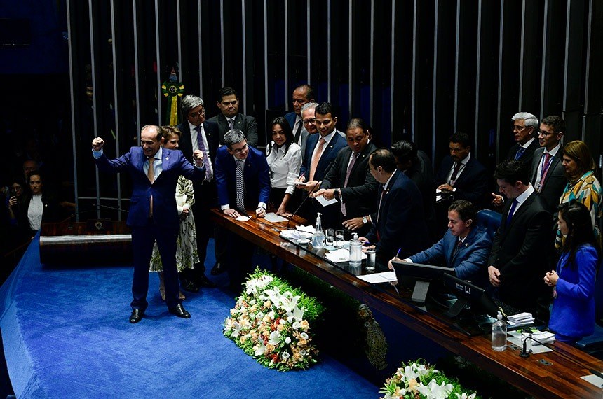 Rodrigo Pacheco é reeleito Presidente do Senado