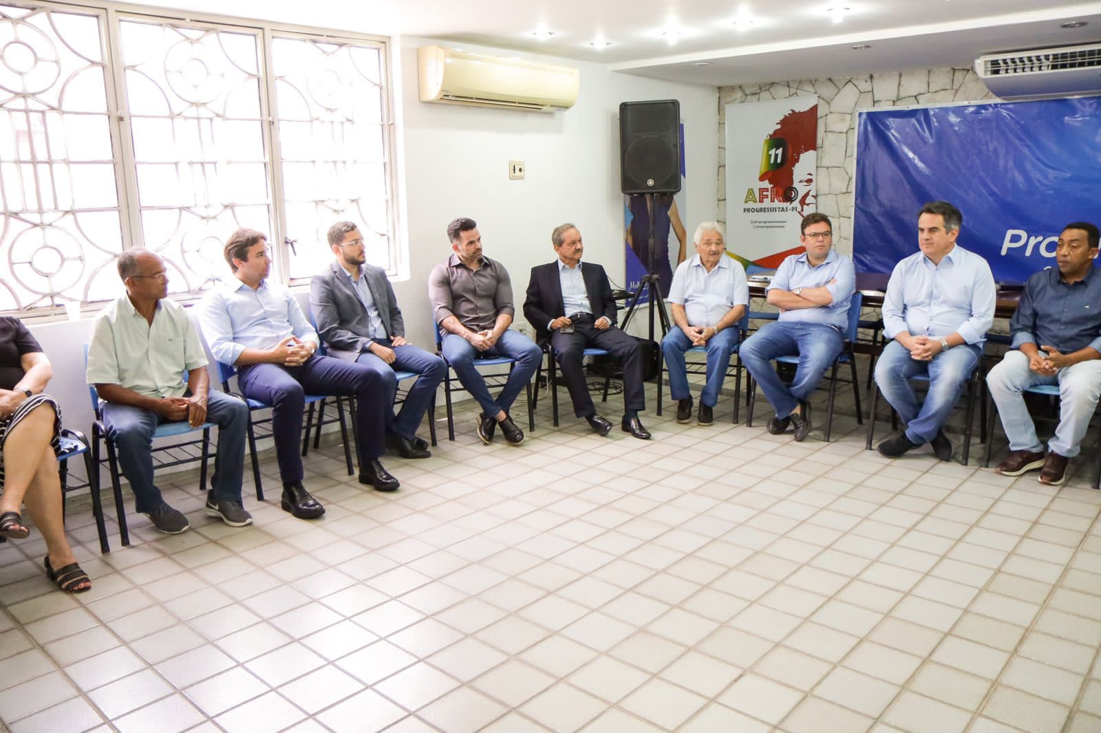 Deputado Aldo Gil participa de reunião de alinhamento com Ciro Nogueira e bancada progressista