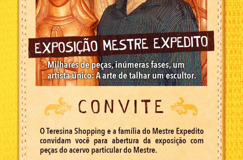  Teresina Shopping promove exposição em homenagem ao Mestre Expedito