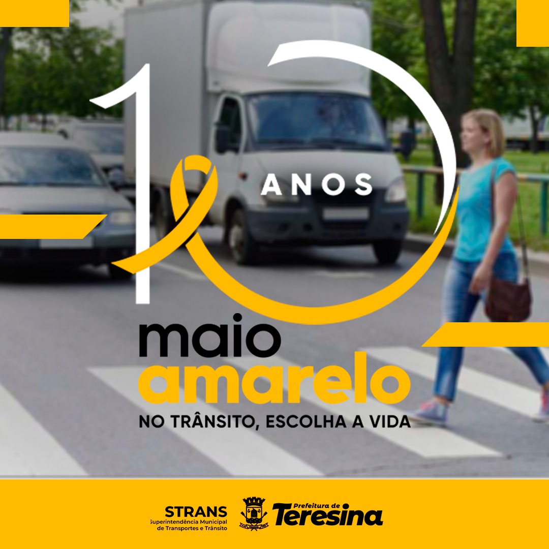 Strans abre Campanha Maio Amarelo 2023 nesta quinta (4)