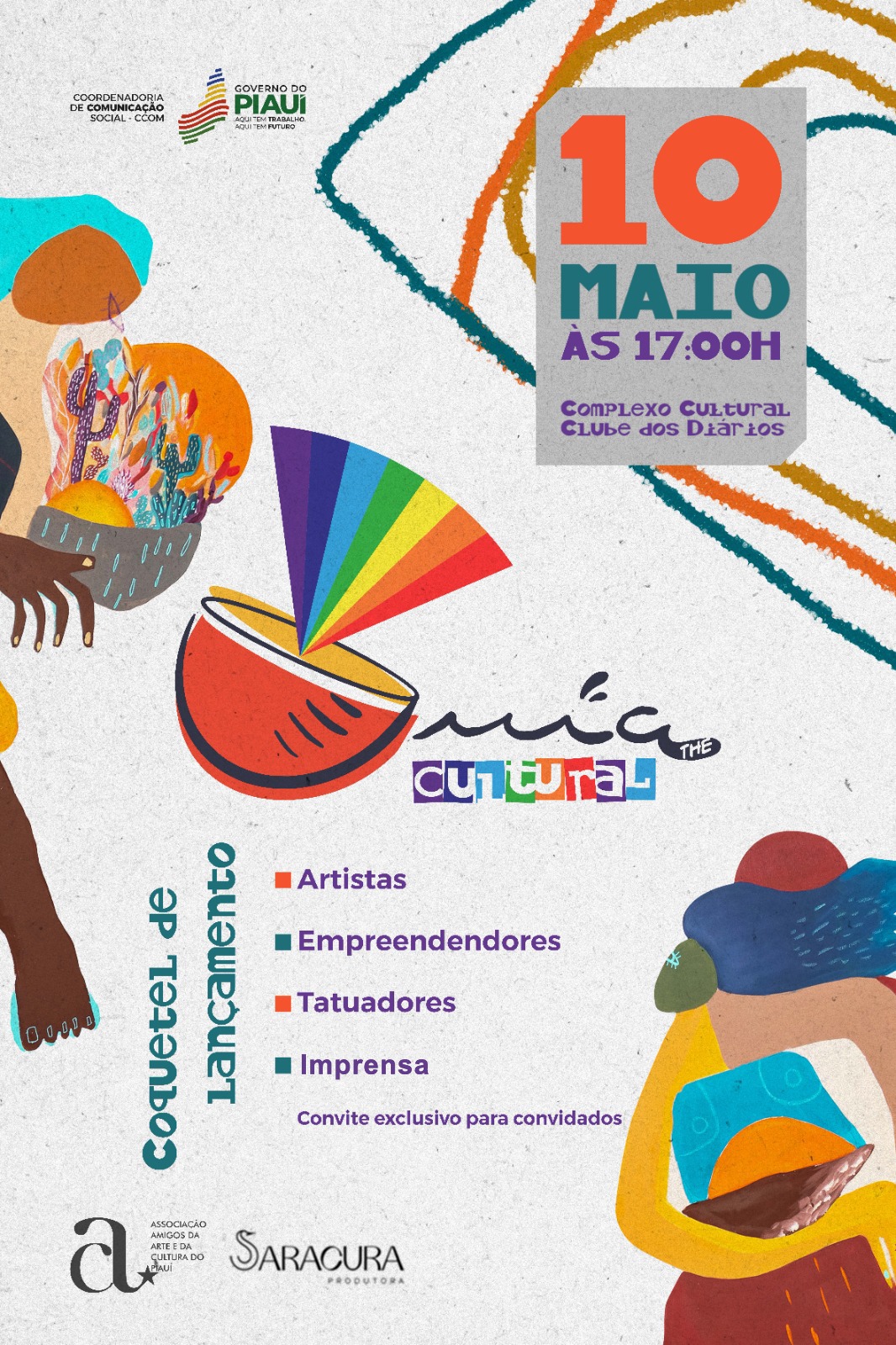 Clube dos Diários apresenta ações culturais do projeto Cuia Teresina
