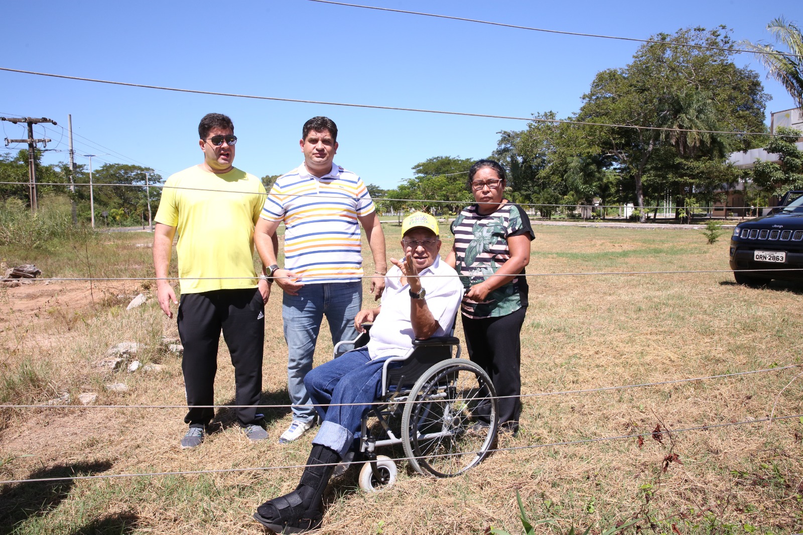 Prefeito Dr. Pessoa vistoria obra da rotatória da avenida Raul Lopes