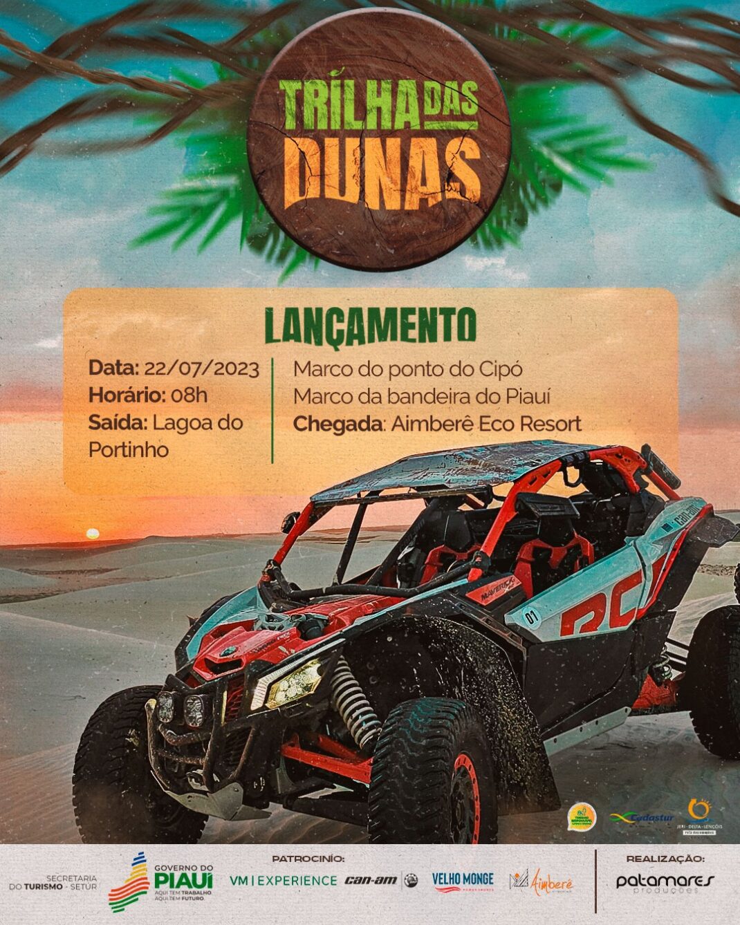 Setur lança Trilha das Dunas no litoral piauiense no sábado (22)