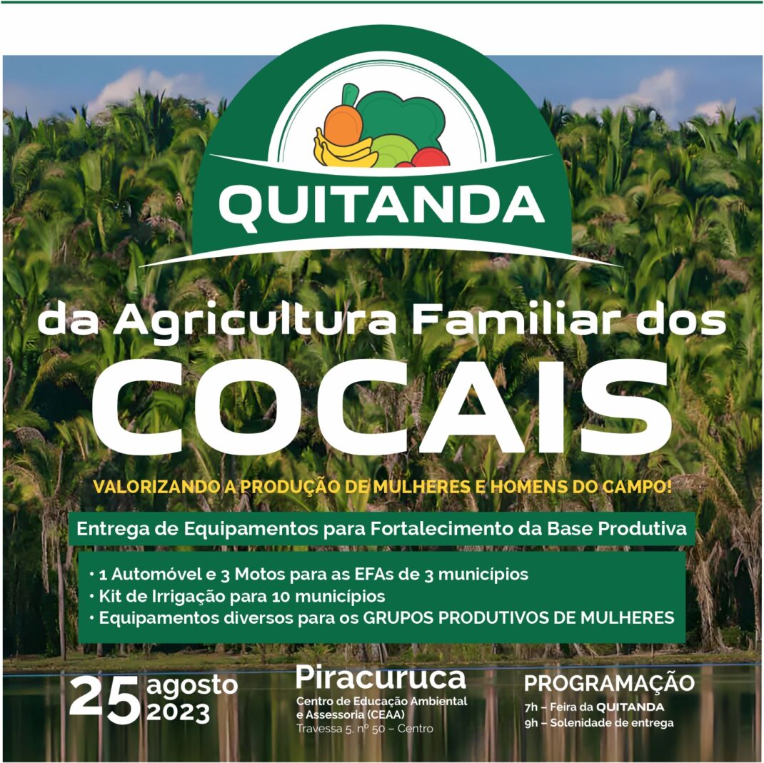 Território dos Cocais recebe Quitanda da Agricultura Familiar nesta sexta (25)