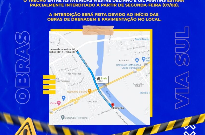  Prefeitura inicia nova etapa de obras da Via Sul nesta segunda (7)