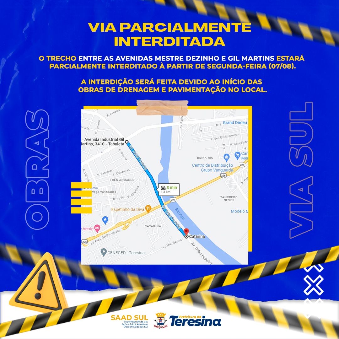 Prefeitura inicia nova etapa de obras da Via Sul nesta segunda (7)