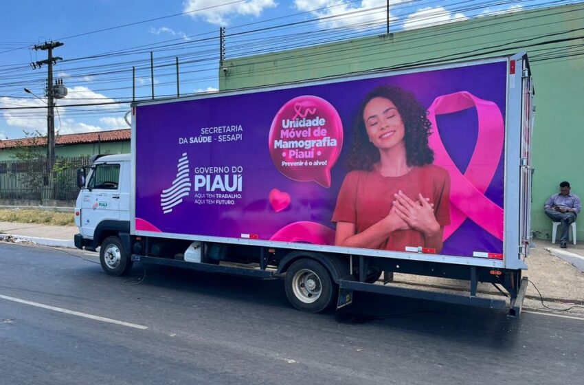  SESAPI disponibiliza caminhão da mamografia em Teresina