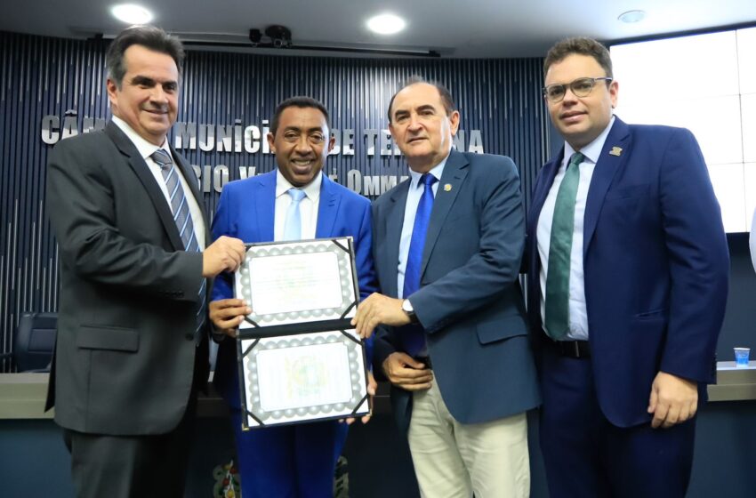  Câmara Municipal entrega título de Cidadania Teresinense a Joel Rodrigues
