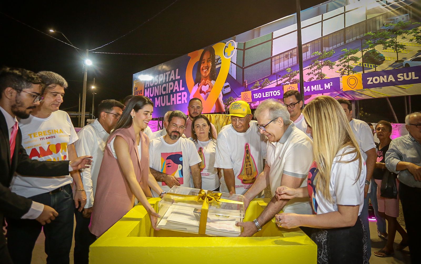 Dr. Pessoa autoriza inicio do Hospital da Mulher ao lado do ex-senador JVC