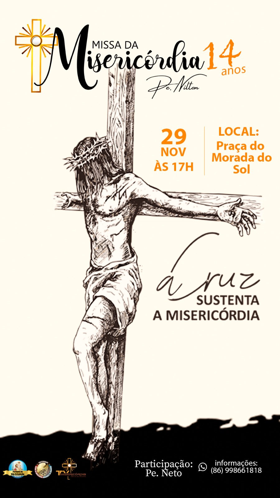 Missa da Misericórdia completa 14 anos com Programação Especial
