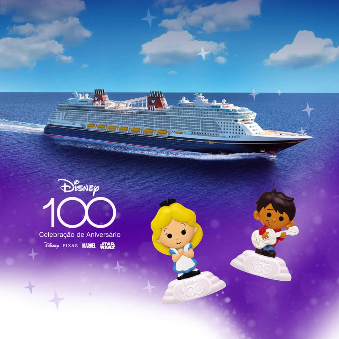 Rede de fast food realiza esta semana campanha pelos 100 anos da Walt Disney