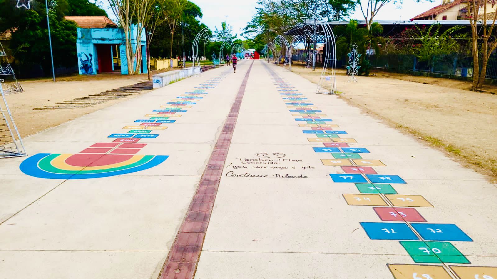Prefeitura vai instalar a maior “amarelinha” do Brasil no Parque da Cidadania