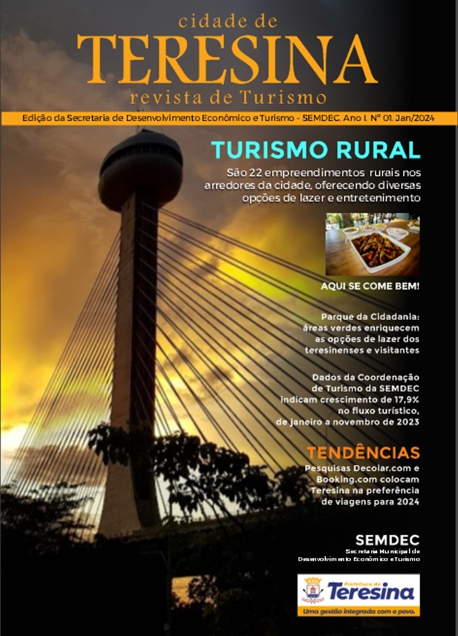 Prefeitura lança Revista de Turismo em Teresina