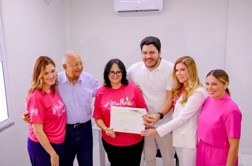  Dr. Pessoa recebe a Senadora Damares Alves para visita à Casa da Mulher Brasileira