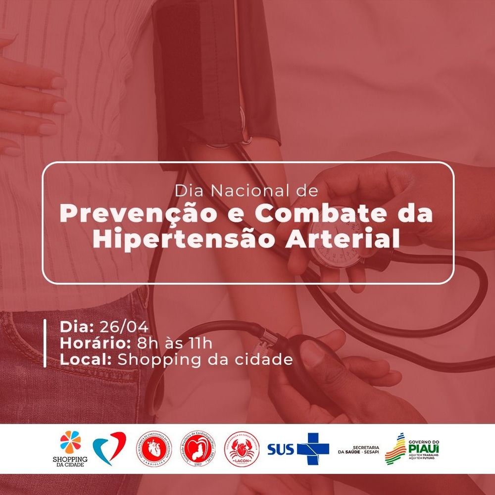 SESAPI realiza alerta sobre hipertensão arterial