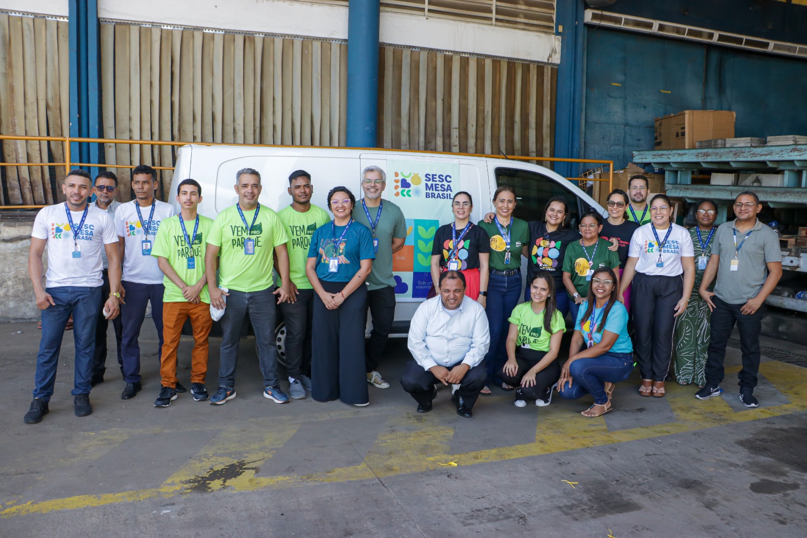 Colaboradores do Sesc mobilizados para ajudar RS