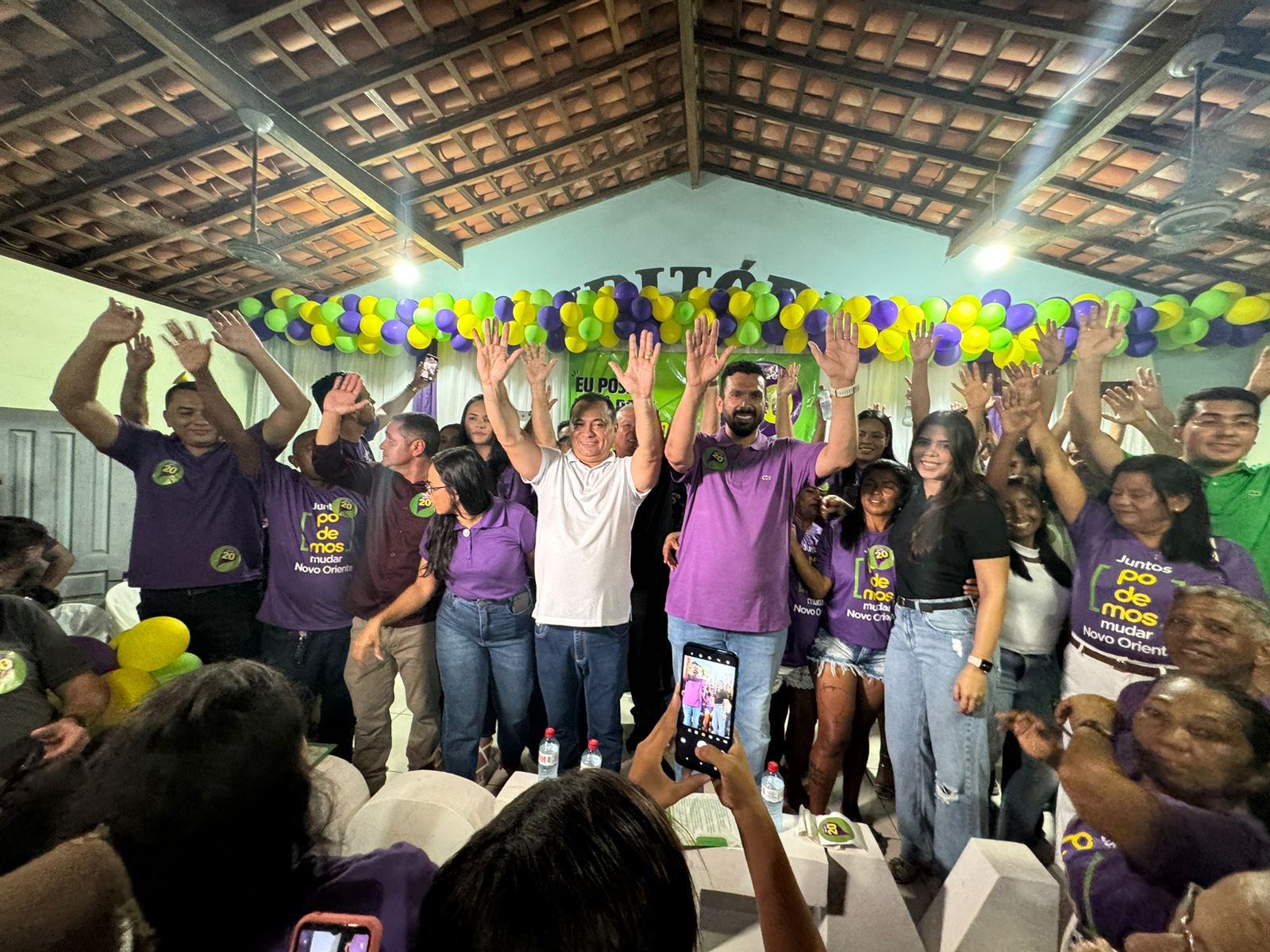 Evaldo Gomes reforça candidatura de Marcos Vinícius em Novo Oriente