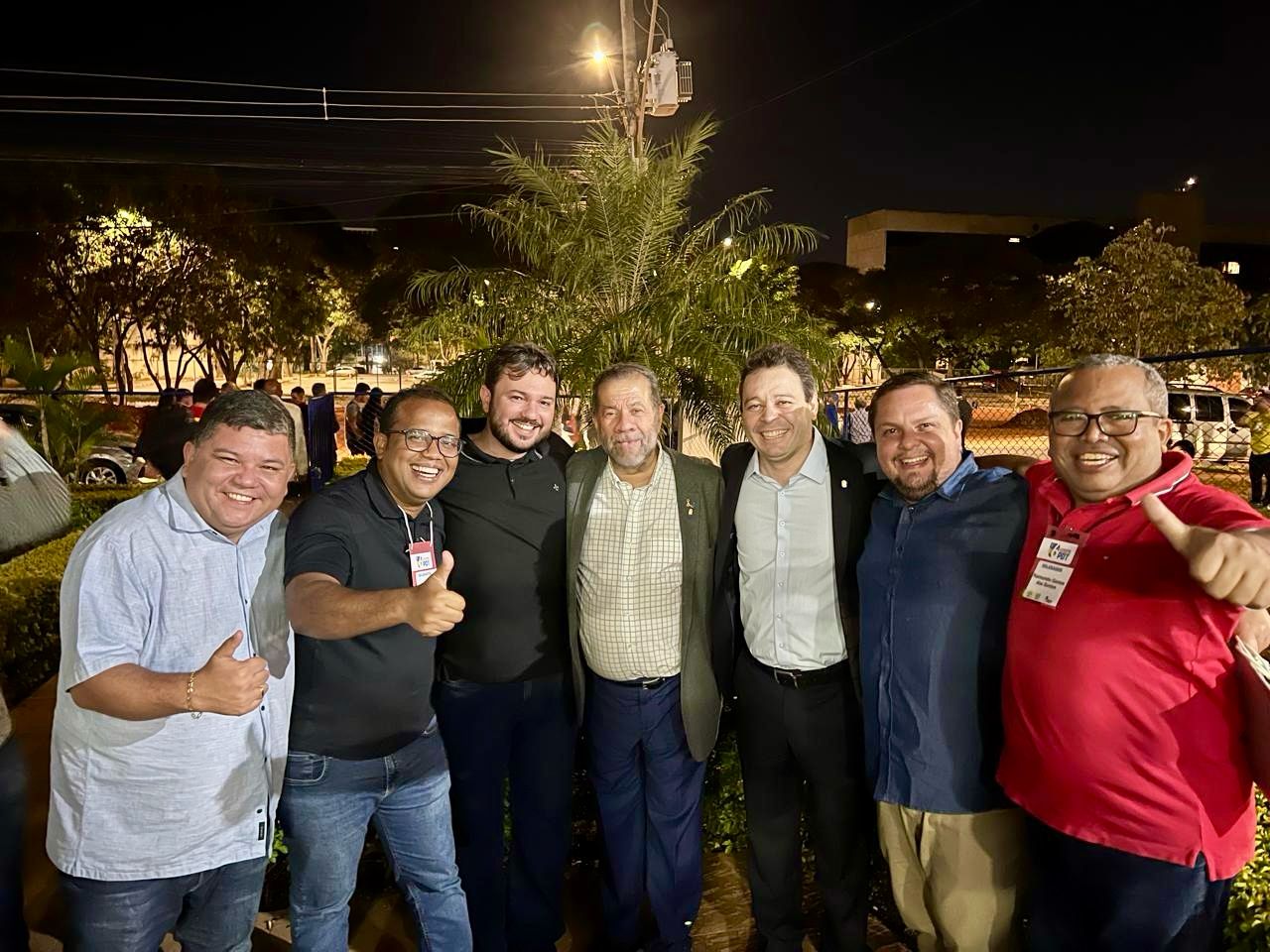 Evandro Hidd e Enzo Samuel participam de Congresso do PDT em Brasília