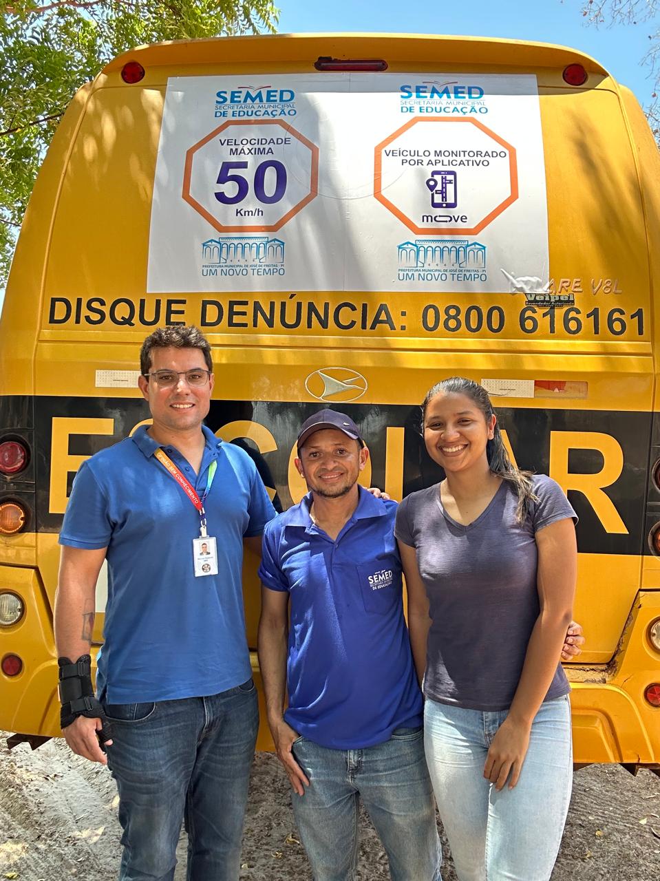José de Freitas inova com transporte escolar digitalizado