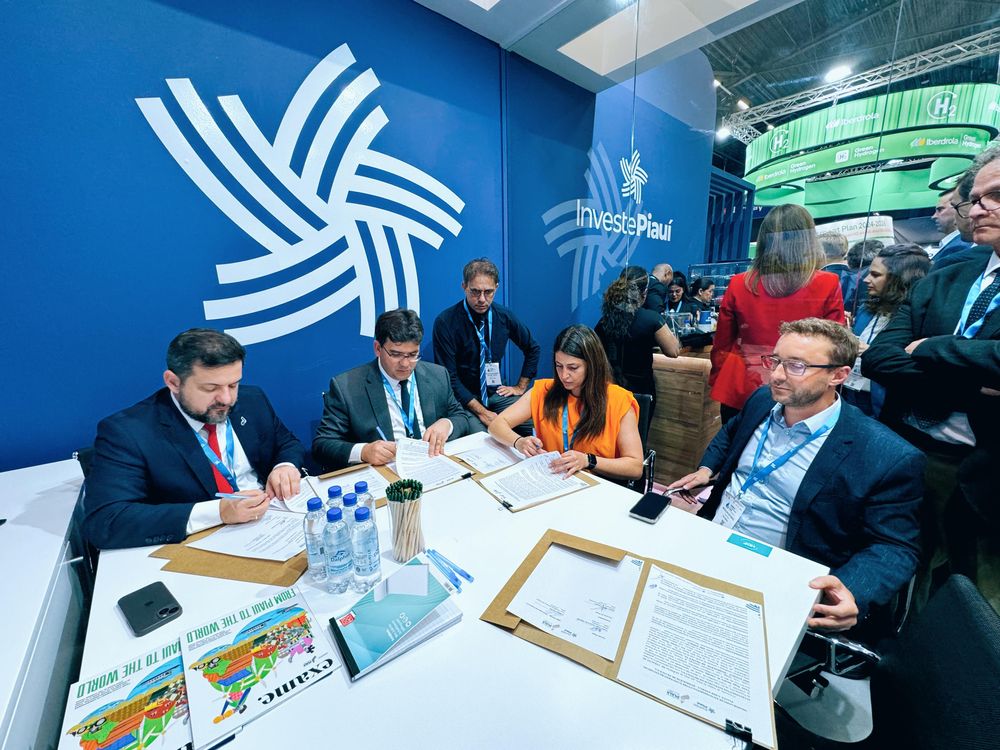 Governador Rafael assina acordo com Alemanha, Espanha e França para produção de hidrogênio