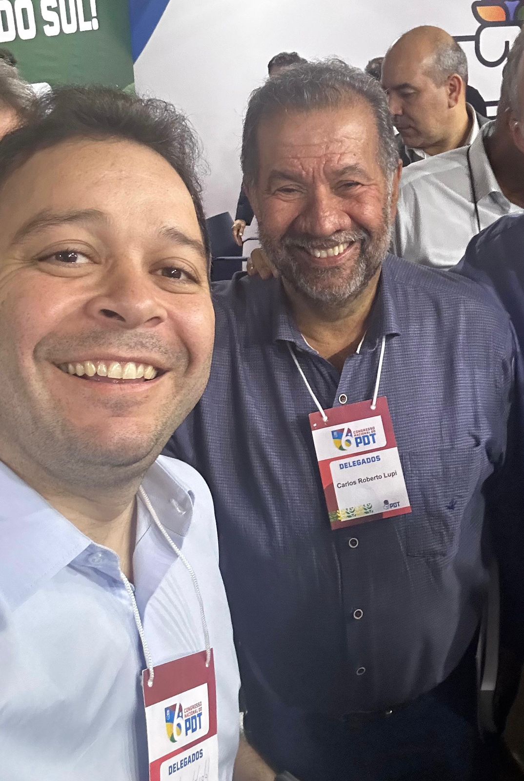 Carlos Lupi participa da convenção do PDT no dia 20 de julho