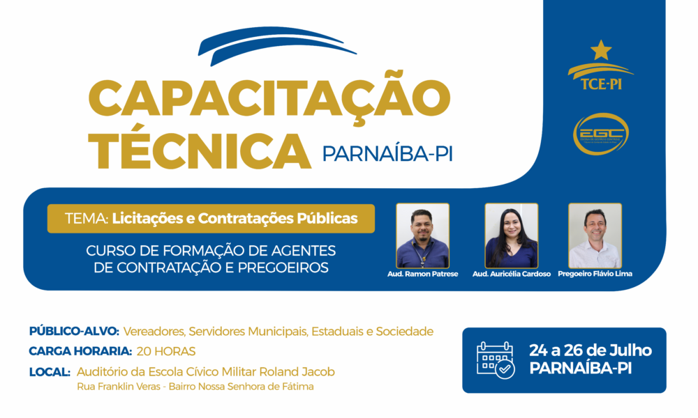 “Nova Lei de Licitações e Contratos” é debatida em Parnaíba