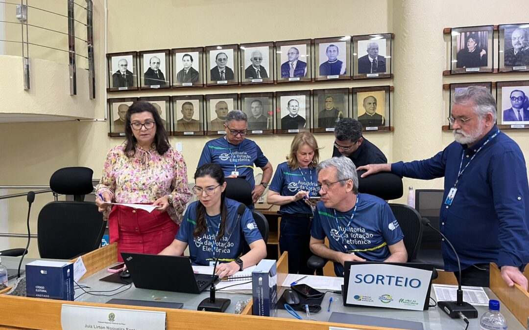 TRE sorteia urnas para auditoria neste domingo