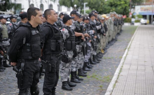 400 policiais intensificam a segurança no Centro de Teresina neste sábado (12)