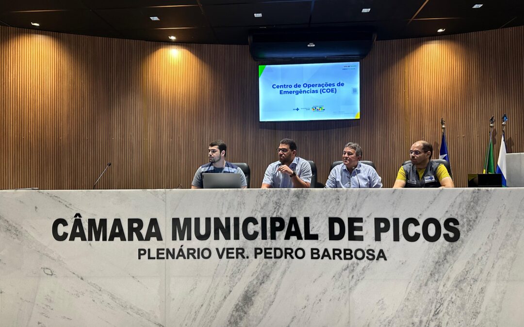 Centro de Operações Emergenciais é instalado em Picos para enfrentar impactos das chuvas