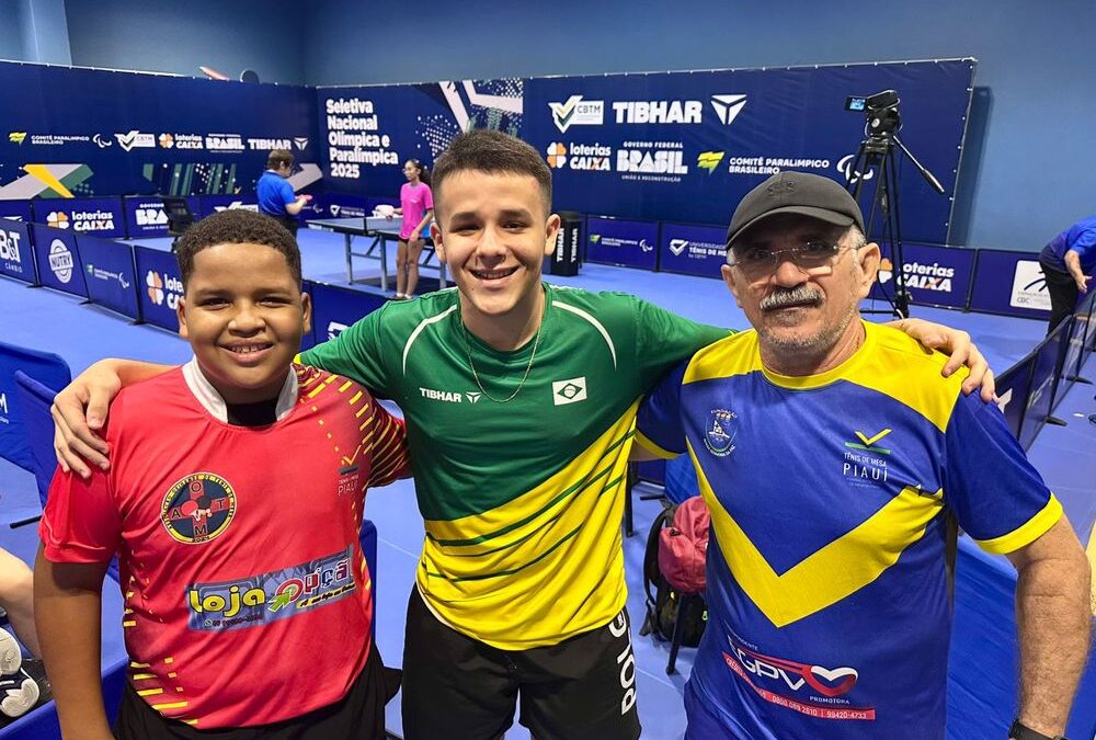 Piauiense Israel conquista título inédito e entra na seleção brasileira de tênis de mesa