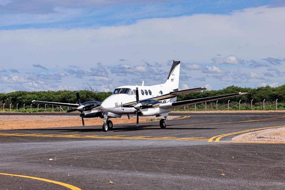 Governador Rafael inaugura aeródromo em Jaicós