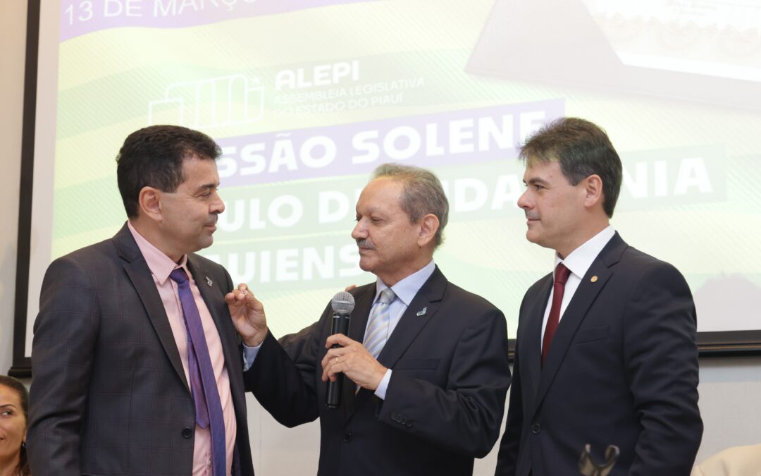 Deputado Wilson Brandão homenageia empresário José Robson