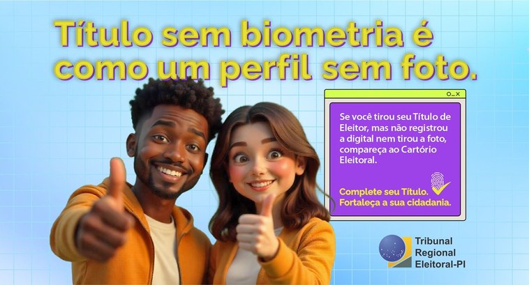 Eleitor deve colocar foto e digitais no Título