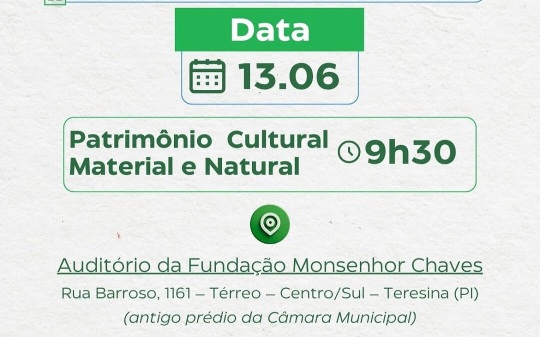 Teresina realiza eleição para Conselho de Cultura