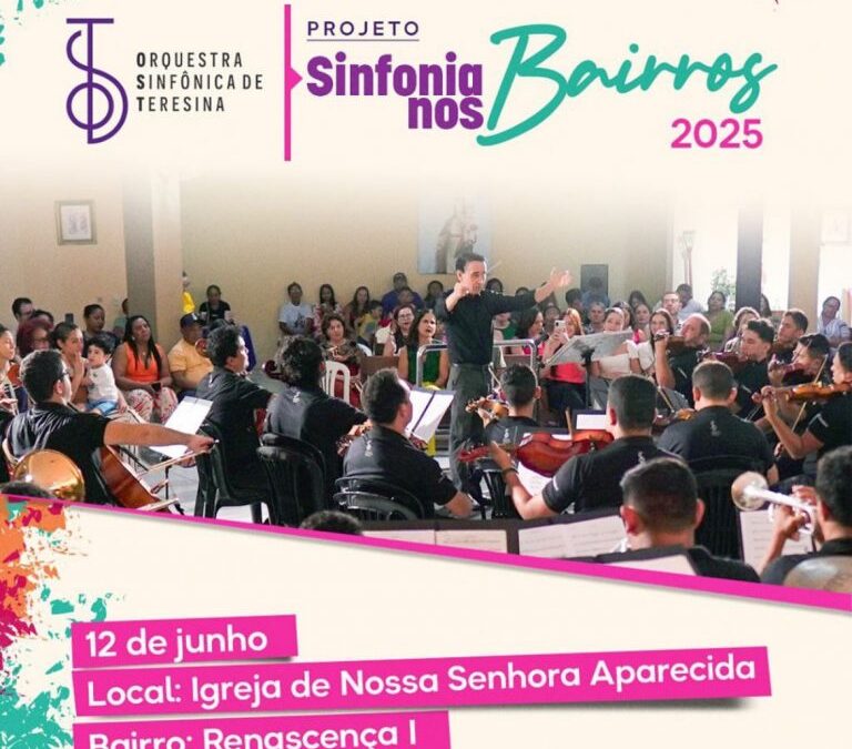 Projeto “Sinfonia nos Bairros” leva música clássica ao Renascença