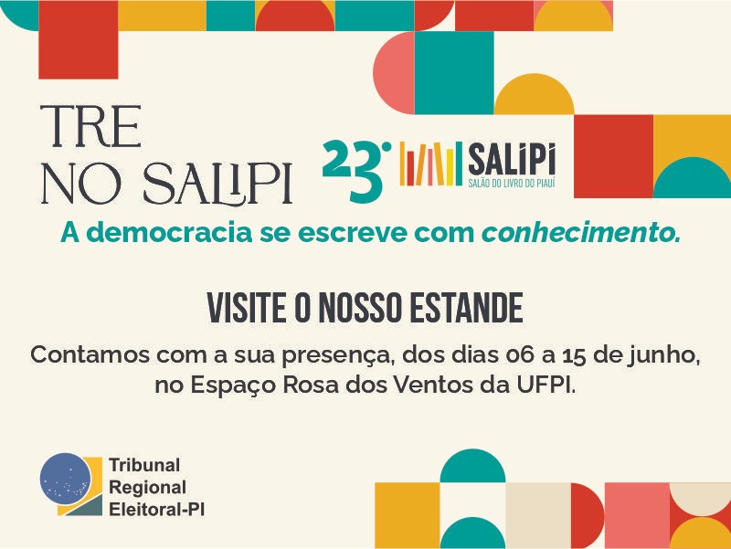 TRE participa do Salão do Livro do Piauí na UFPI