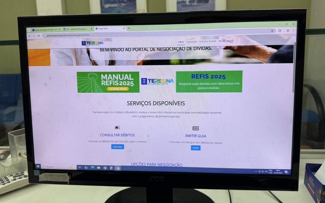 Encerra hoje (29) o prazo para contribuintes aderirem ao Refis em Teresina
