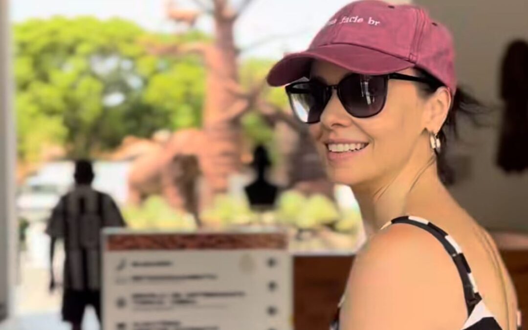 Débora Falabella, em passeio por Teresina, elogiou a cidade e a Cajuína