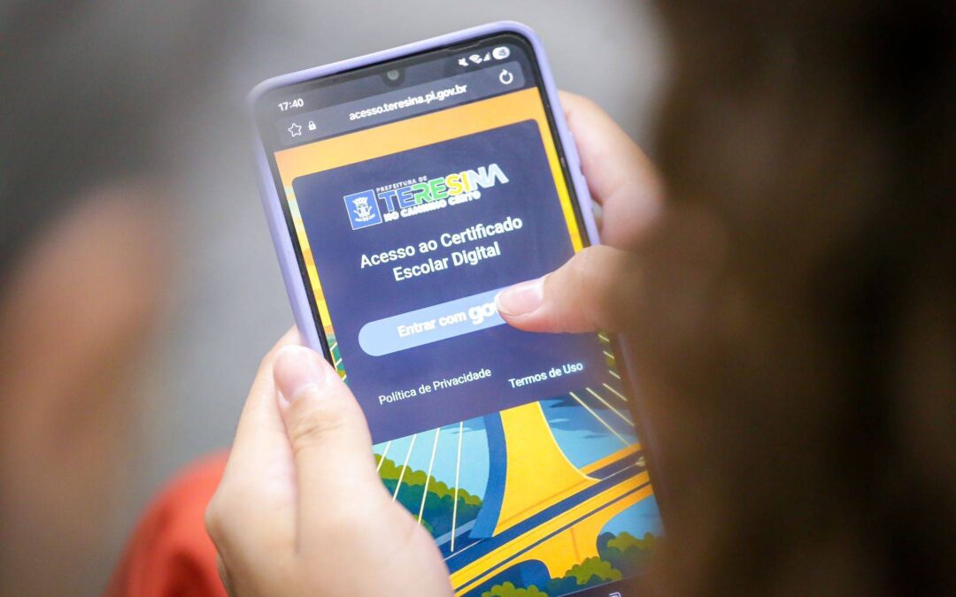 Teresina tem Certificado Escolar Digital