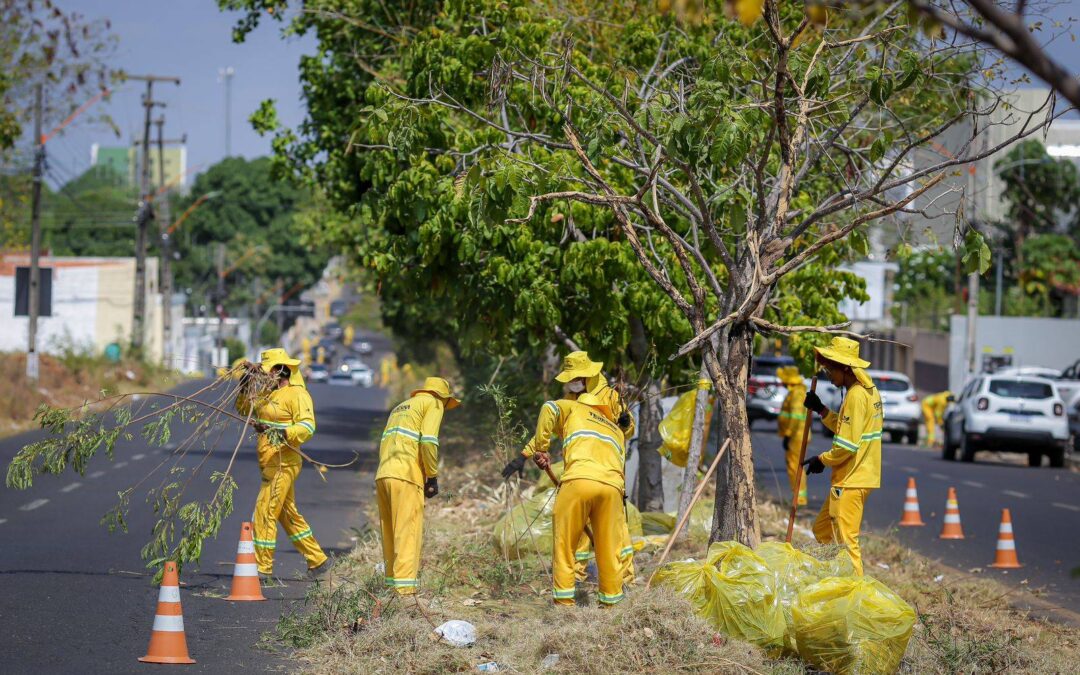 Prefeitura intensifica mutirões de limpeza em Teresina