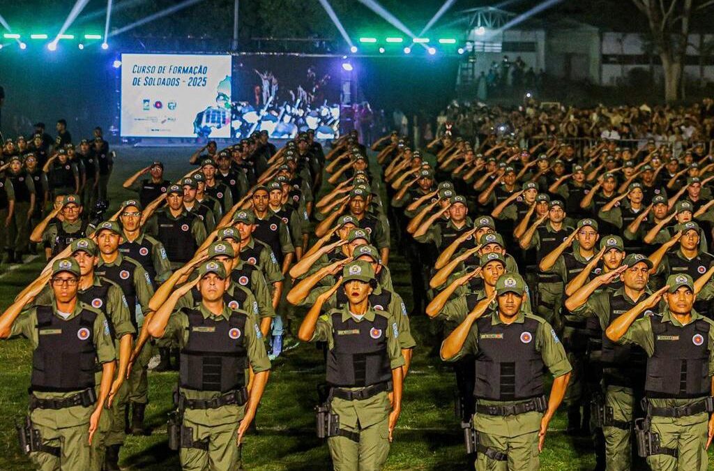 Efetivo da PM aumenta com mais seiscentos policiais