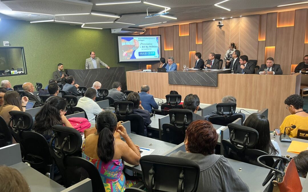 Deputados Gil Carlos, Gustavo e Severo buscam alternativa para falta de água