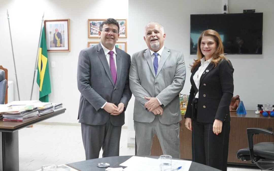 Governador Rafael e Reitora Nadir cumprem agenda em Brasília