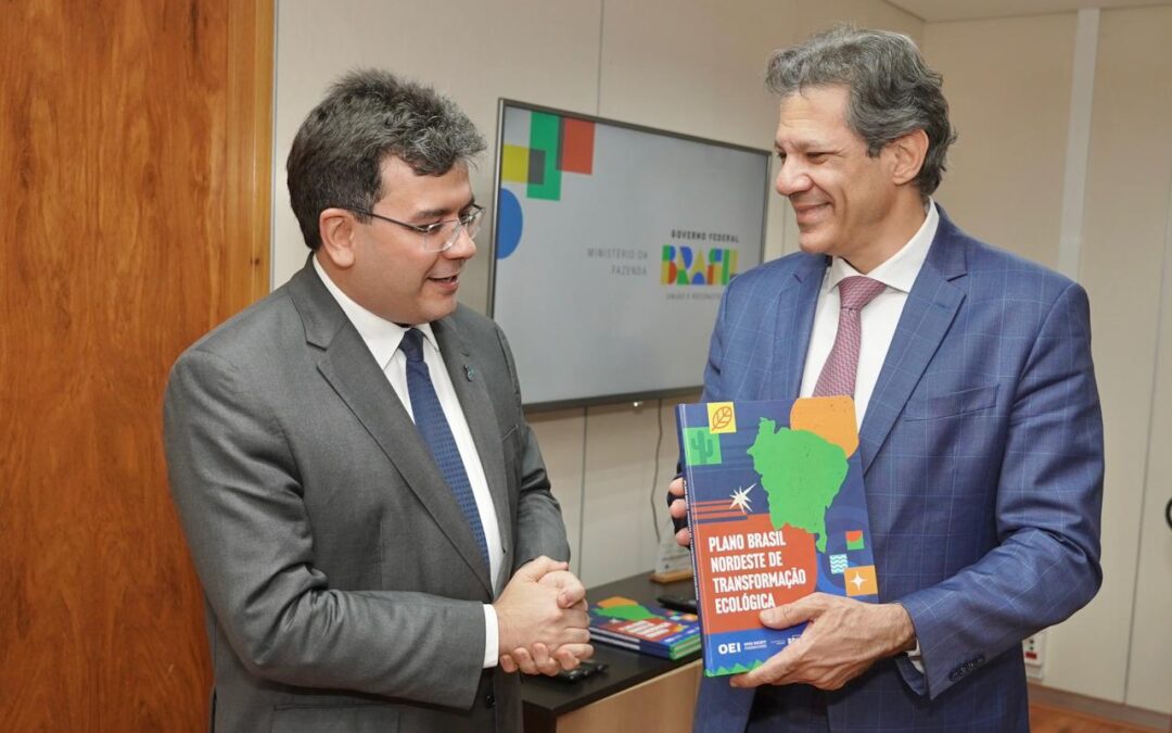 Governador Rafael entrega Plano de Transformação Ecológica ao ministro da Fazenda