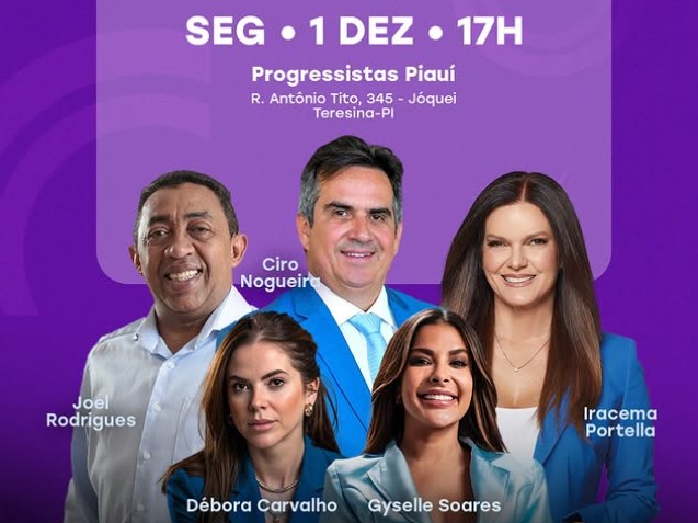 Gyselle Soares se filia ao PP nesta segunda(01)