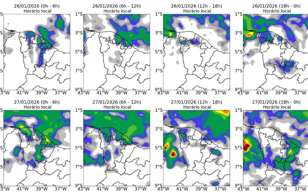 Defesa Civil alerta para chuvas intensas em Teresina