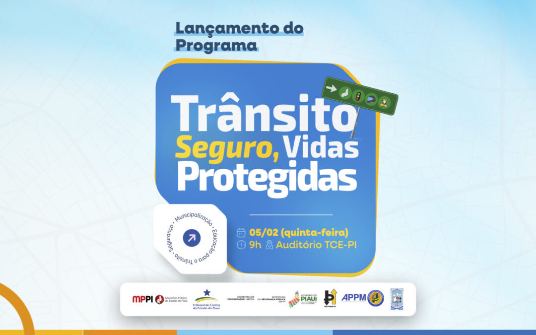 Ministério Público lança, nesta quinta (05), o Programa Trânsito Seguro